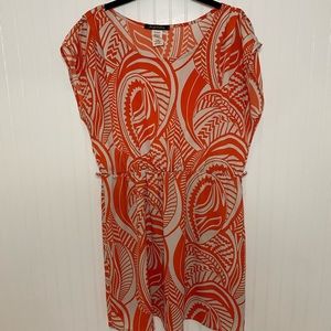 Foreign Exchange Orange Dress Size Large.